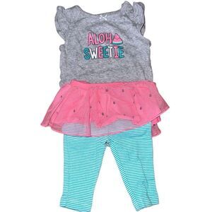 Baby girls outfit aloha